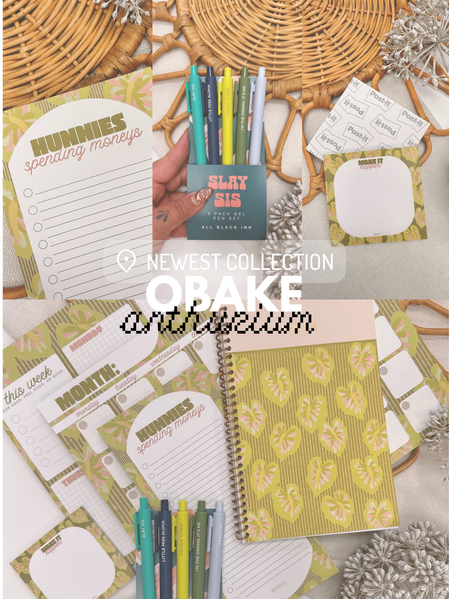 Make it Happen x Obake Anthurium | Post It Note