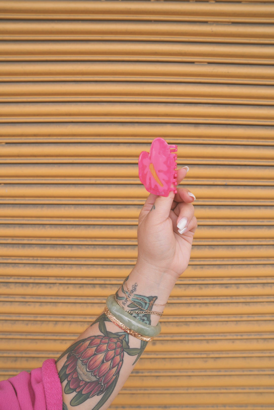 MINI Hot Girl Pink Anthurium   | Claw Clip by COOPMONSTER x Bujo Bae