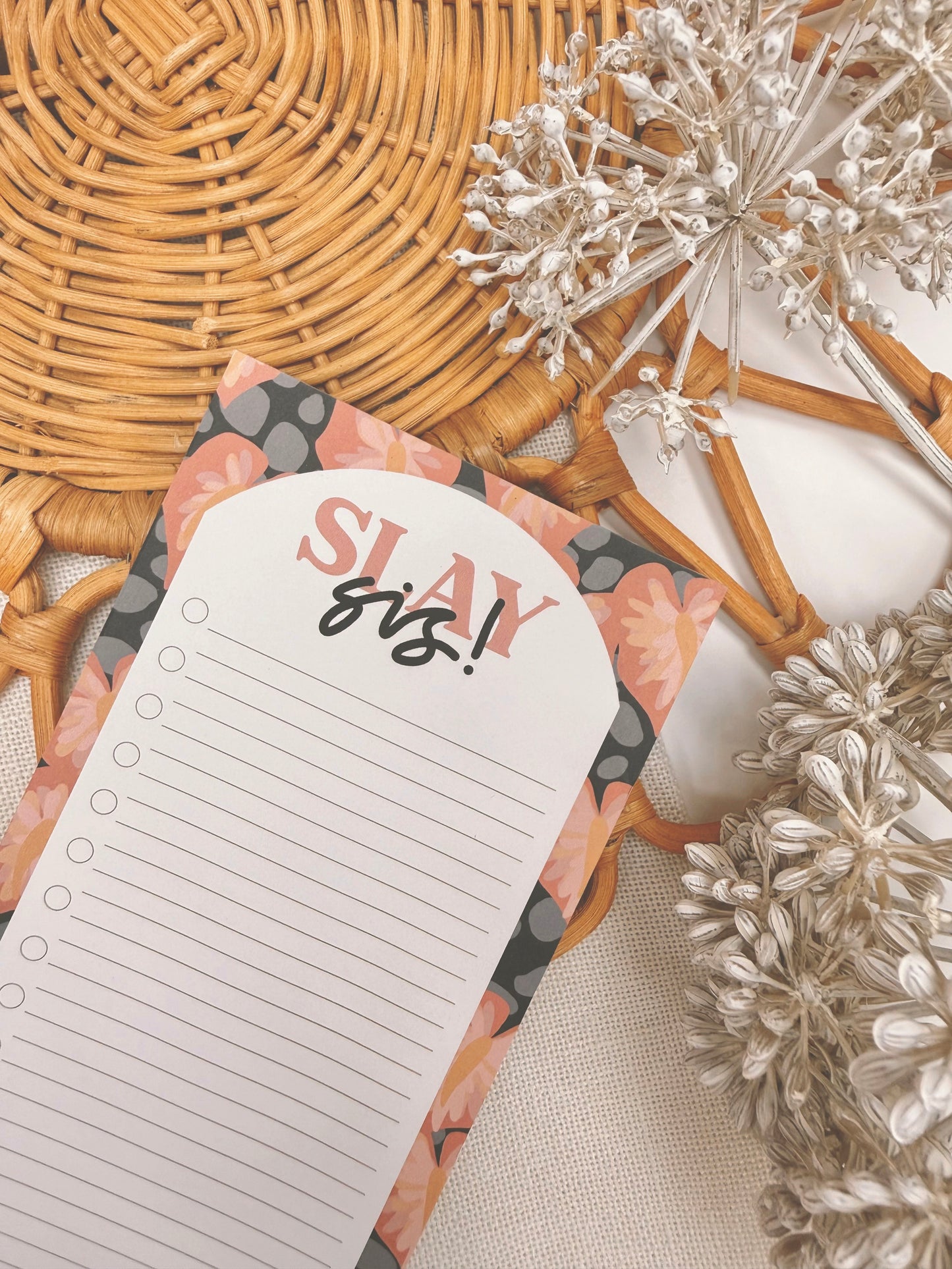 Slay Sis in Hilo Anthurium | To Do List Notepad