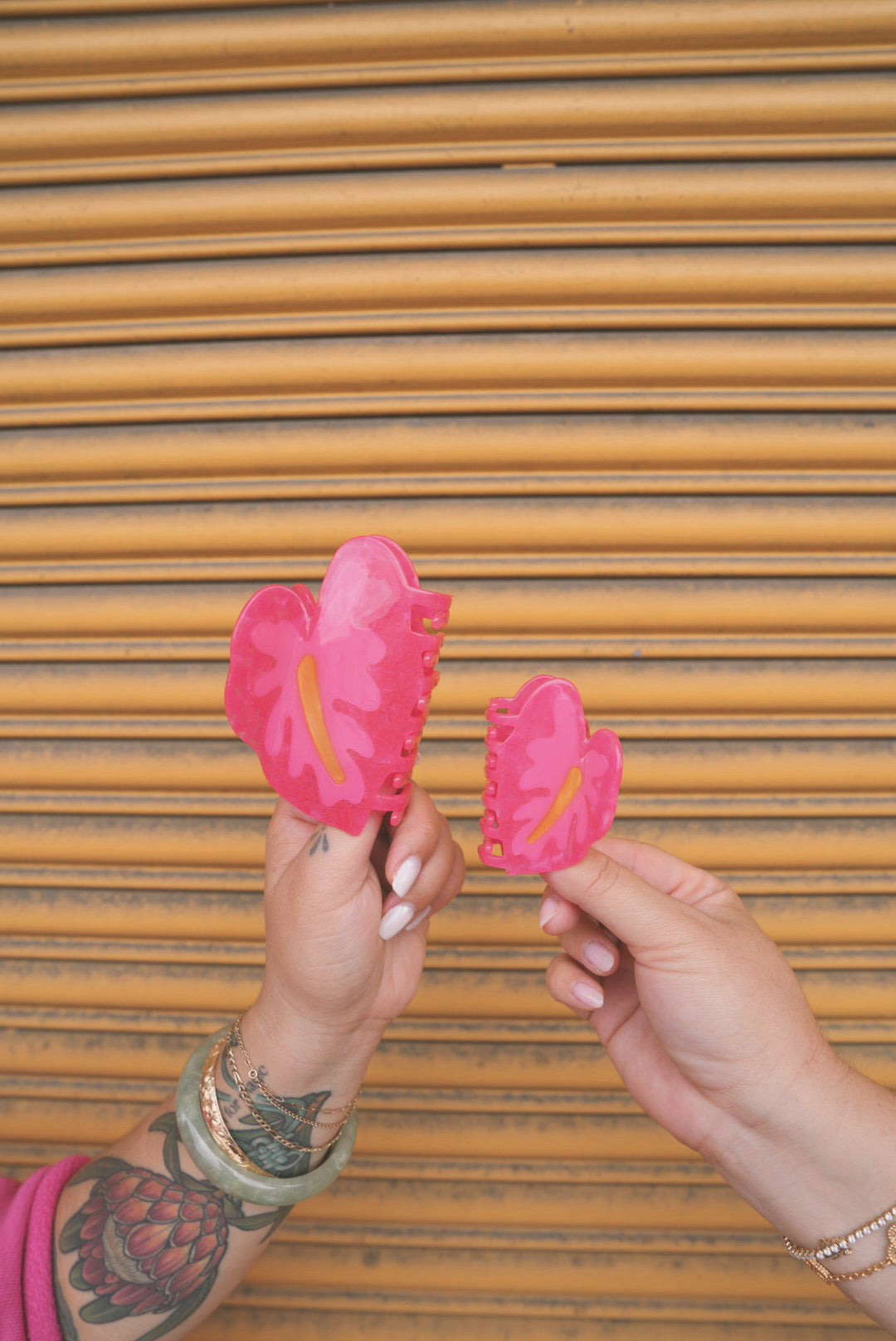 MINI Hot Girl Pink Anthurium   | Claw Clip by COOPMONSTER x Bujo Bae