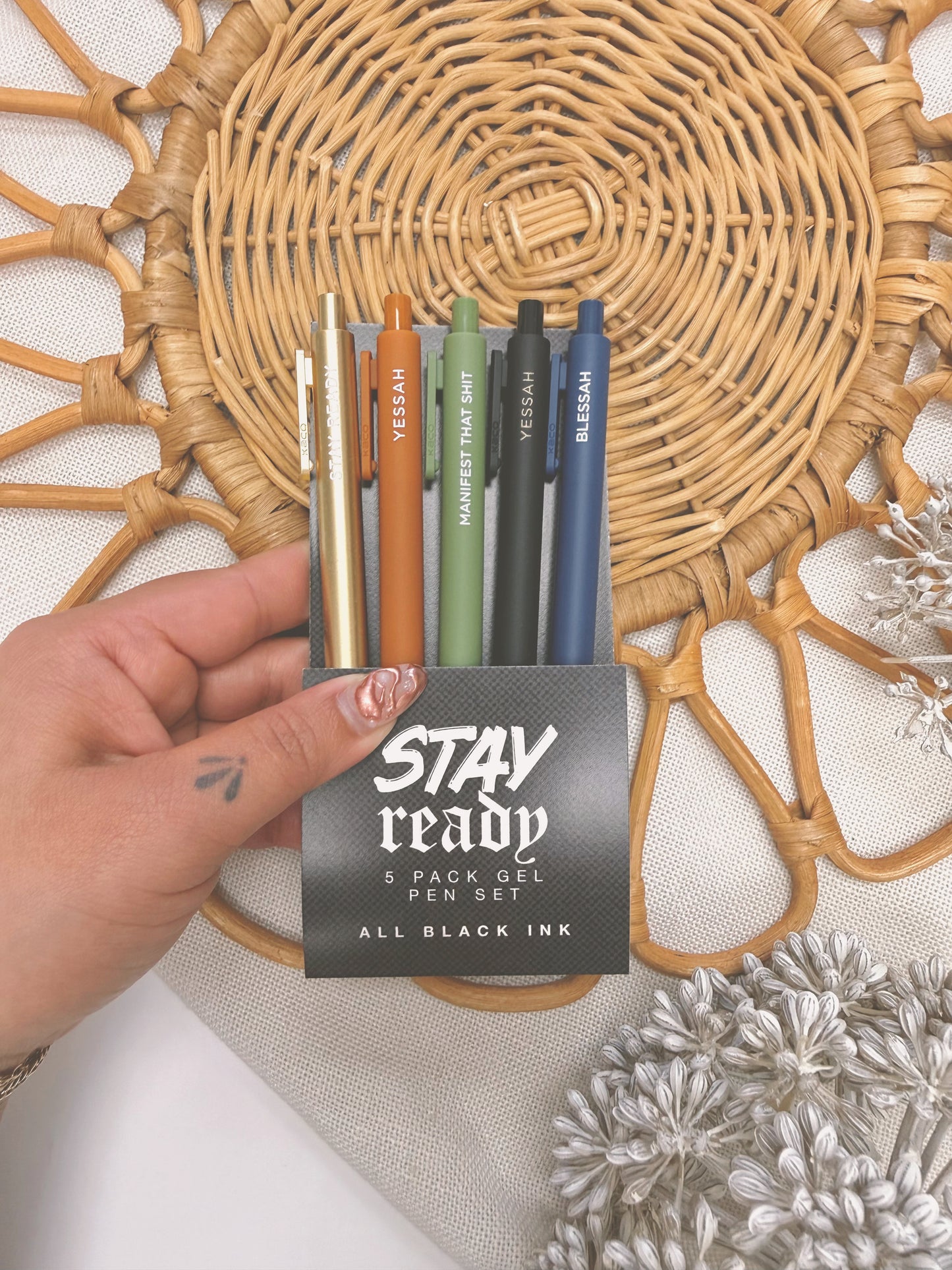 Stay Ready | Gel Ballpoint 5 Pen Pack
