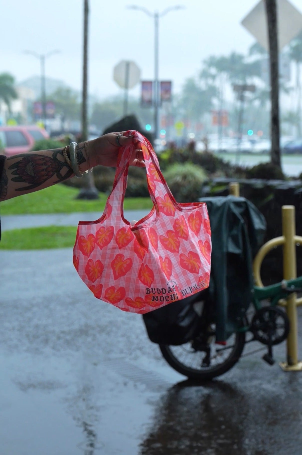 Hilo Red Anthurium | BENTO Bombucha Bag by BUDDAH MOCHI KIDS x Bujo Bae