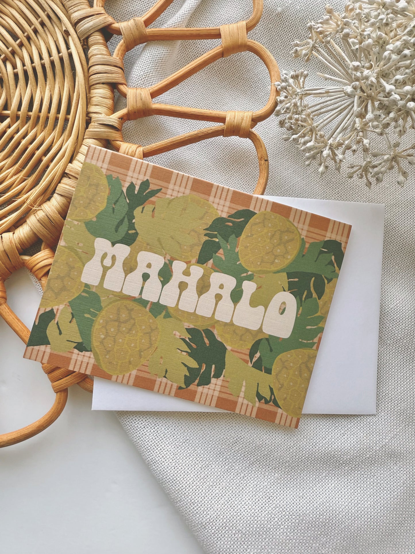 MAHALO in Palaka x 'Ulu | Greeting Card