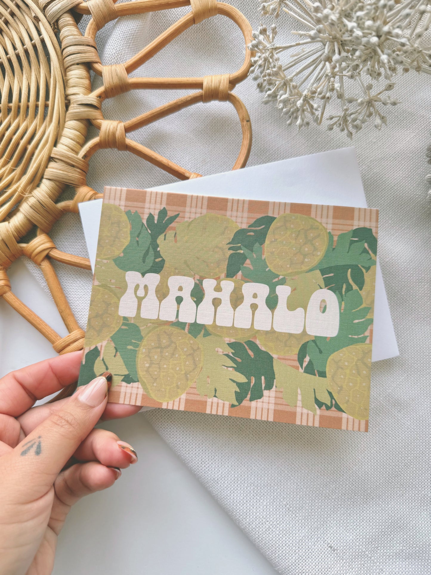 MAHALO in Palaka x 'Ulu | Greeting Card