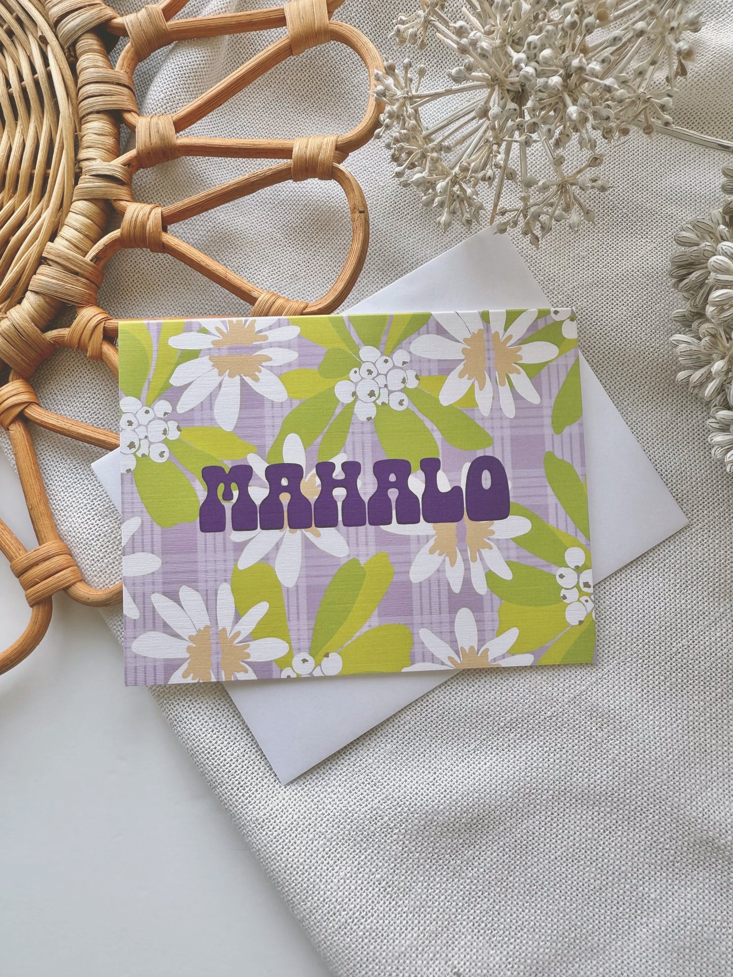 MAHALO in Palaka x Naupaka | Greeting Card