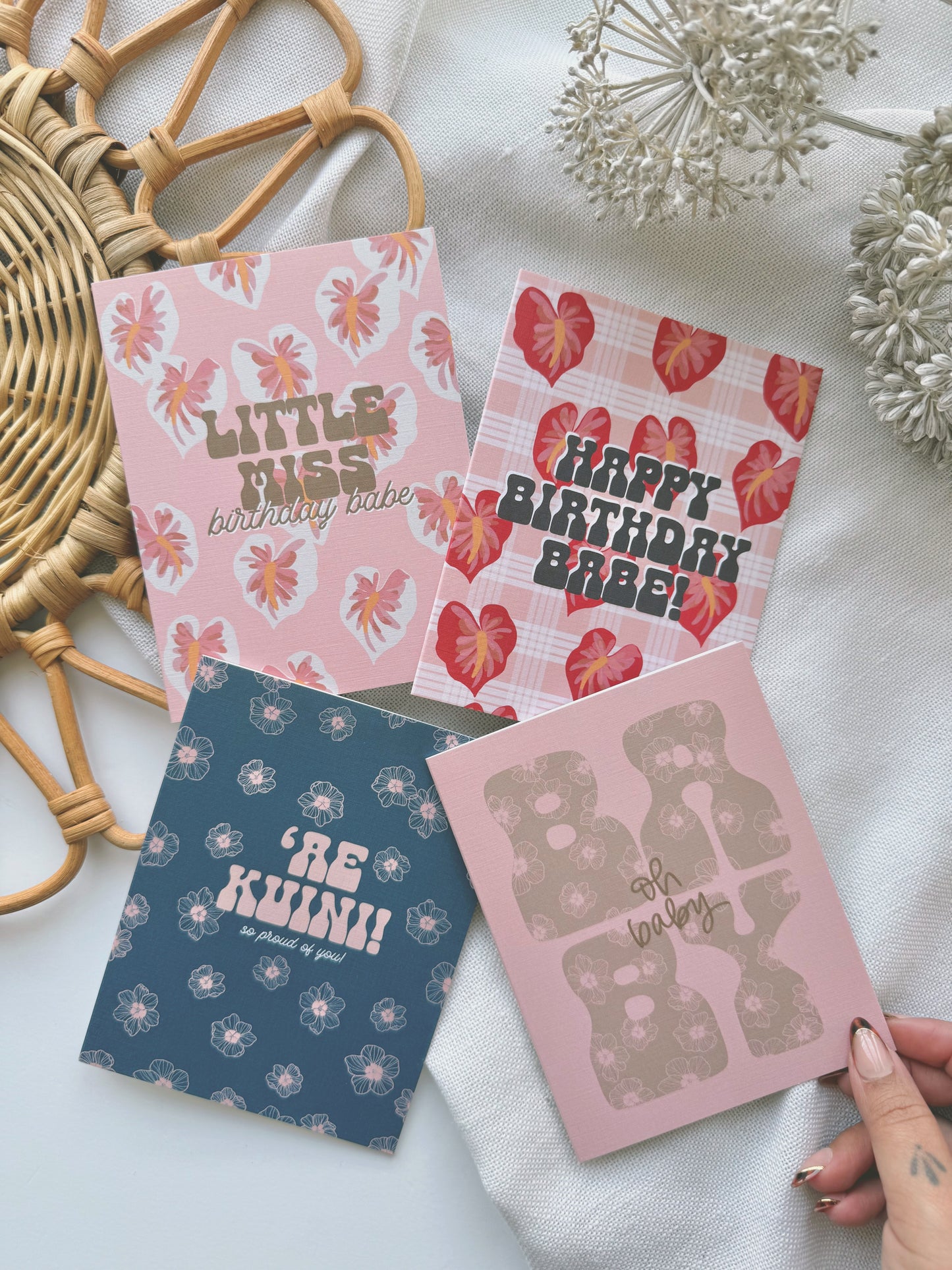 Oh Baby! in Blush 'Ilima | Greeting Card