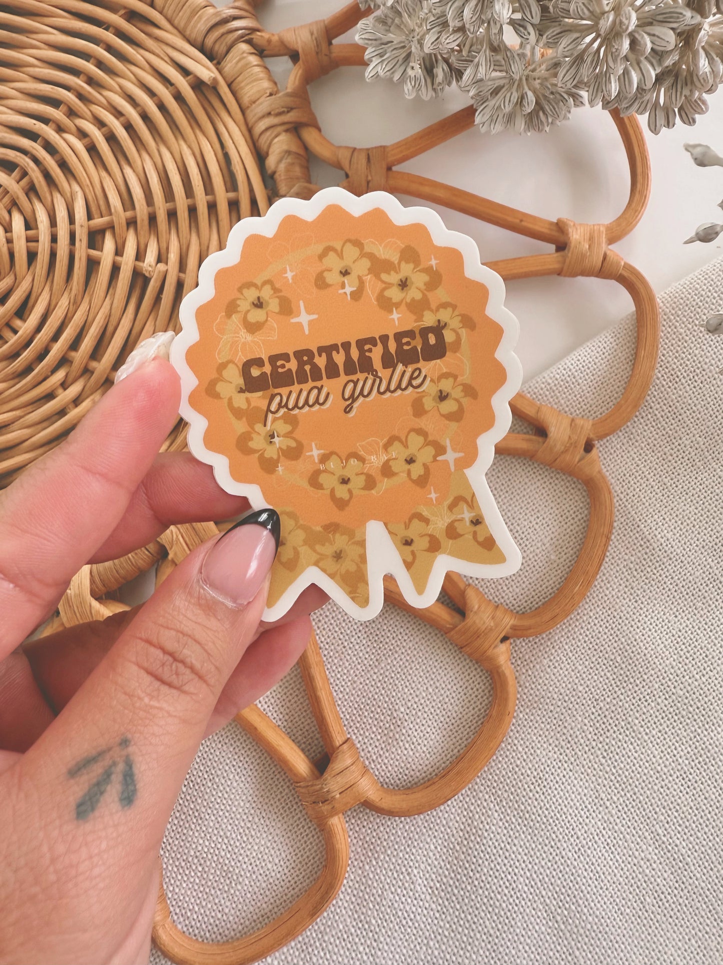 Certified Pua Girlie Award | Vinyl Sticker