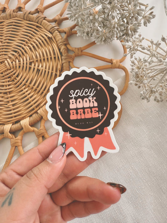 Spicy Book Babe Award | Vinyl Sticker