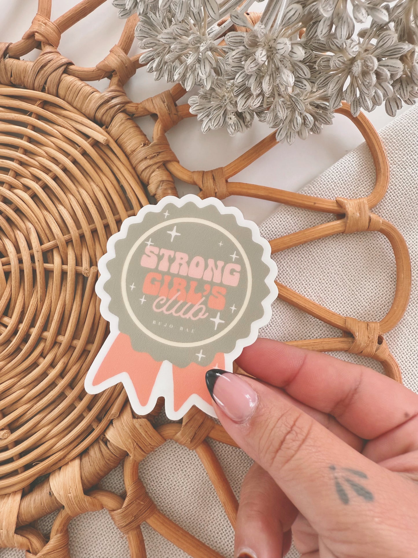 Strong Girl's Club Award | Vinyl Sticker