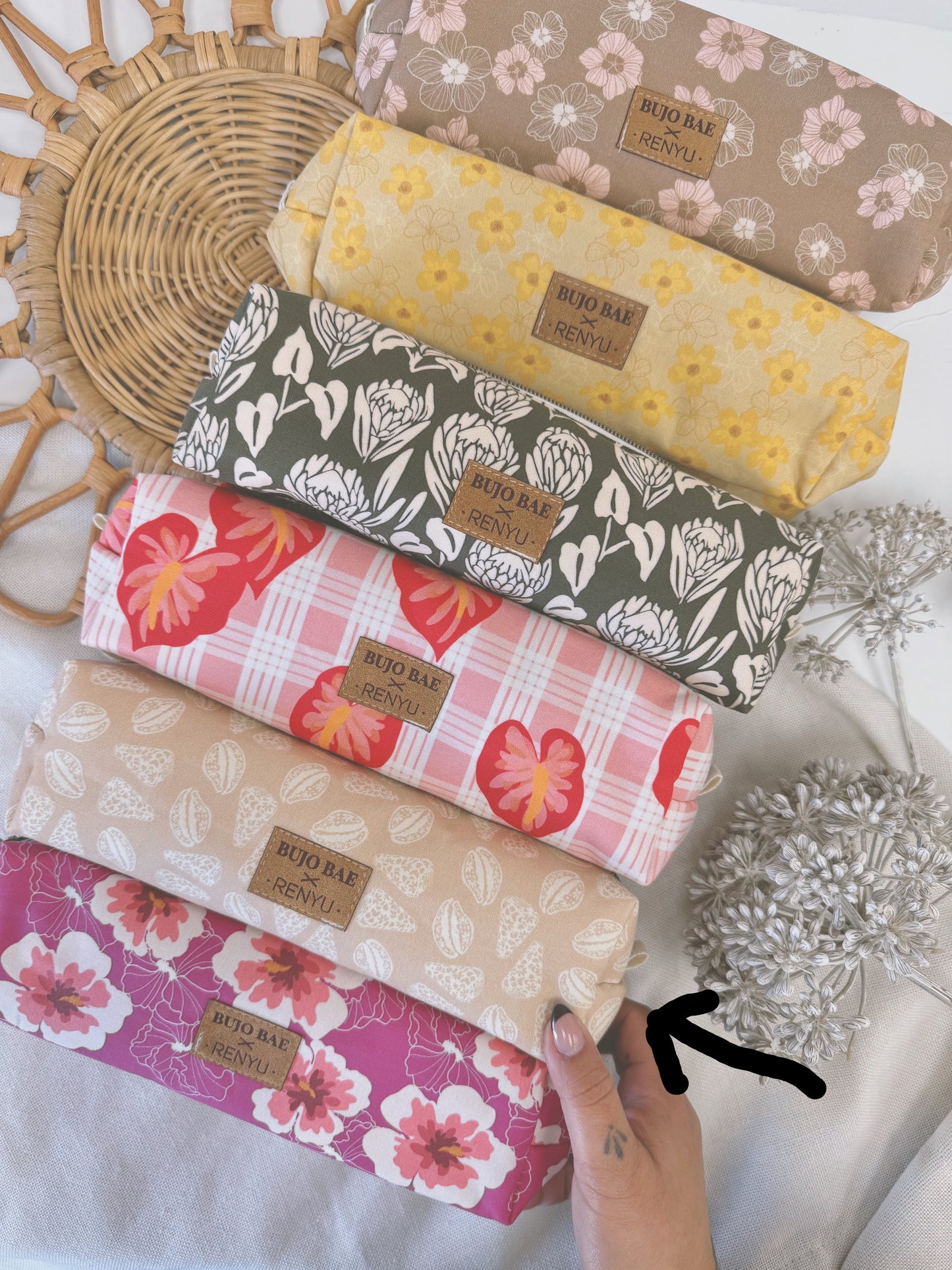 Naupaka x Pupu | Pencil Pouch by RENYU x Bujo Bae