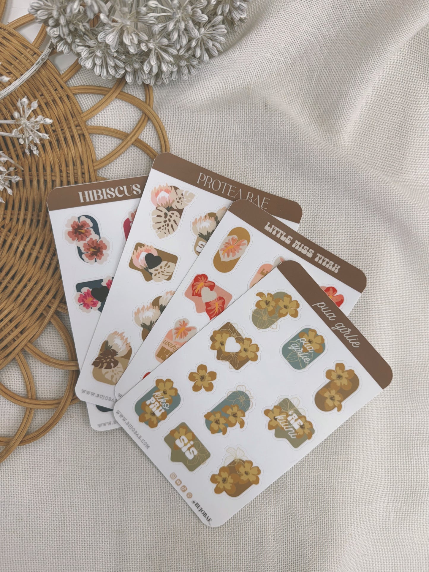 Pua Girlie | Vinyl Sticker Sheet