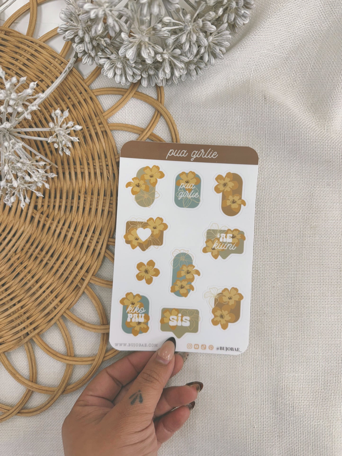 Pua Girlie | Vinyl Sticker Sheet