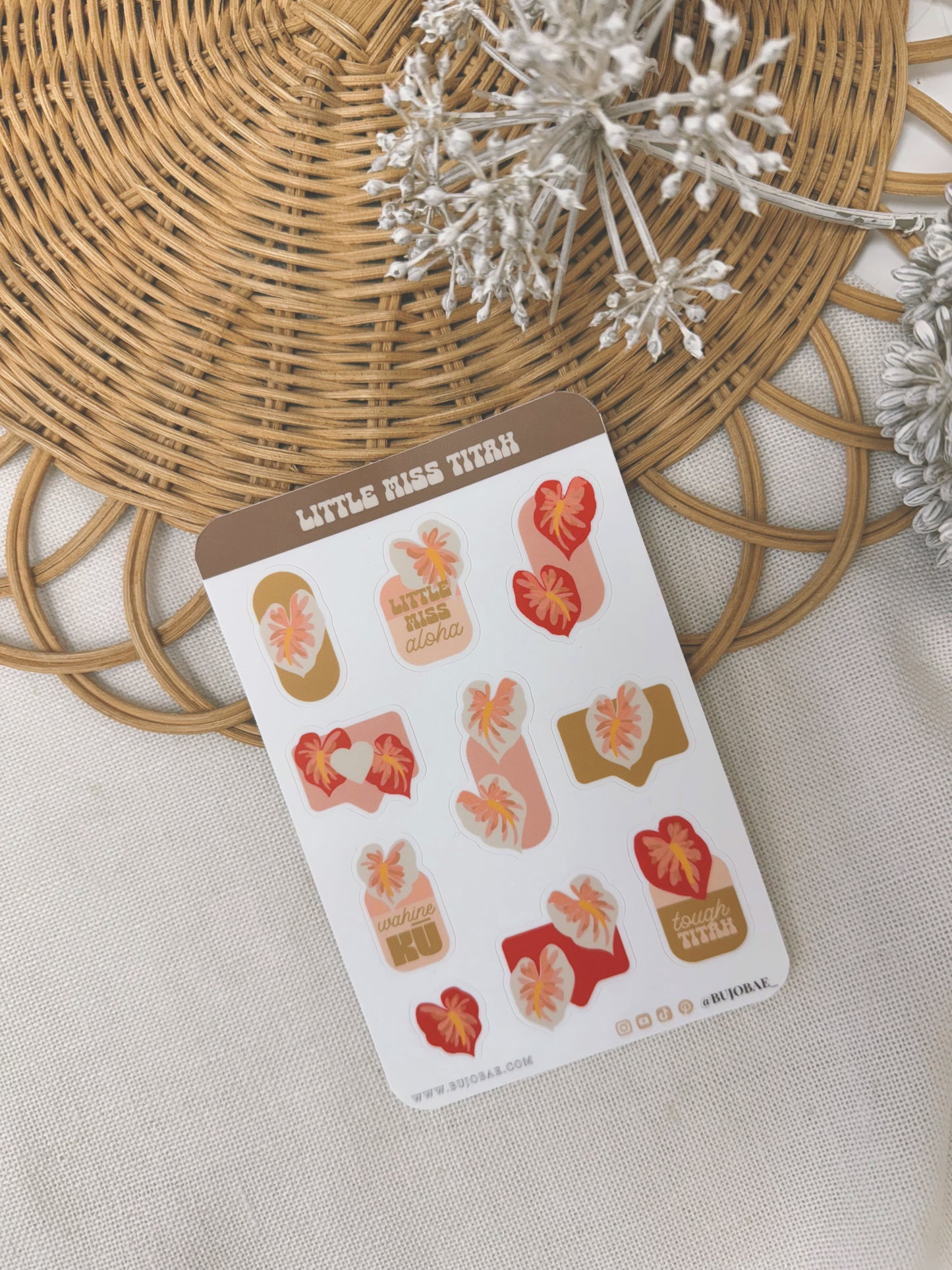 Tough Titah | Vinyl Sticker Sheet