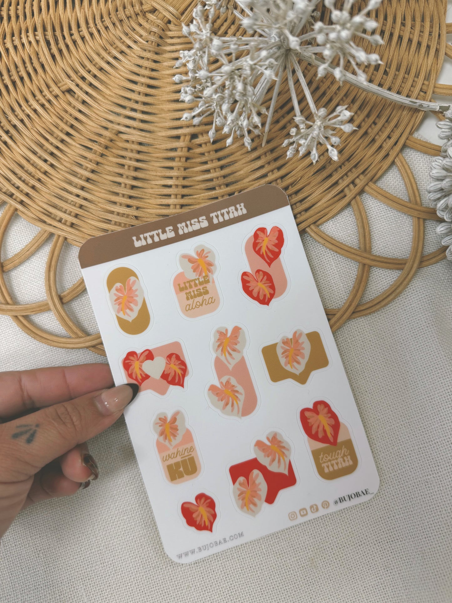 Tough Titah | Vinyl Sticker Sheet