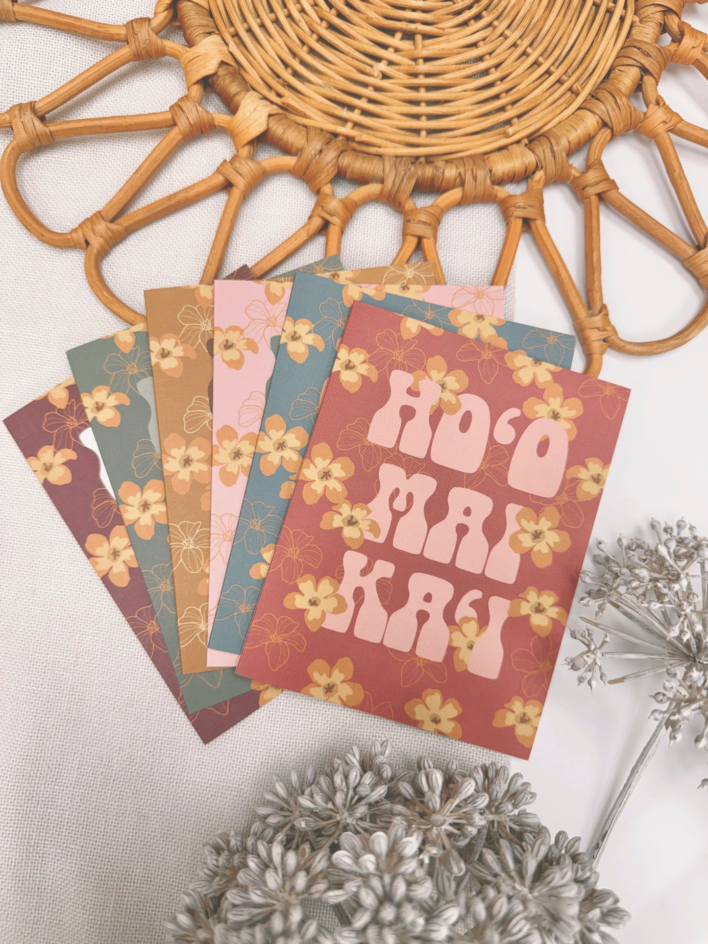 HO'OMAIKAI'I in Retro Puakenikeni | Greeting Card PACK