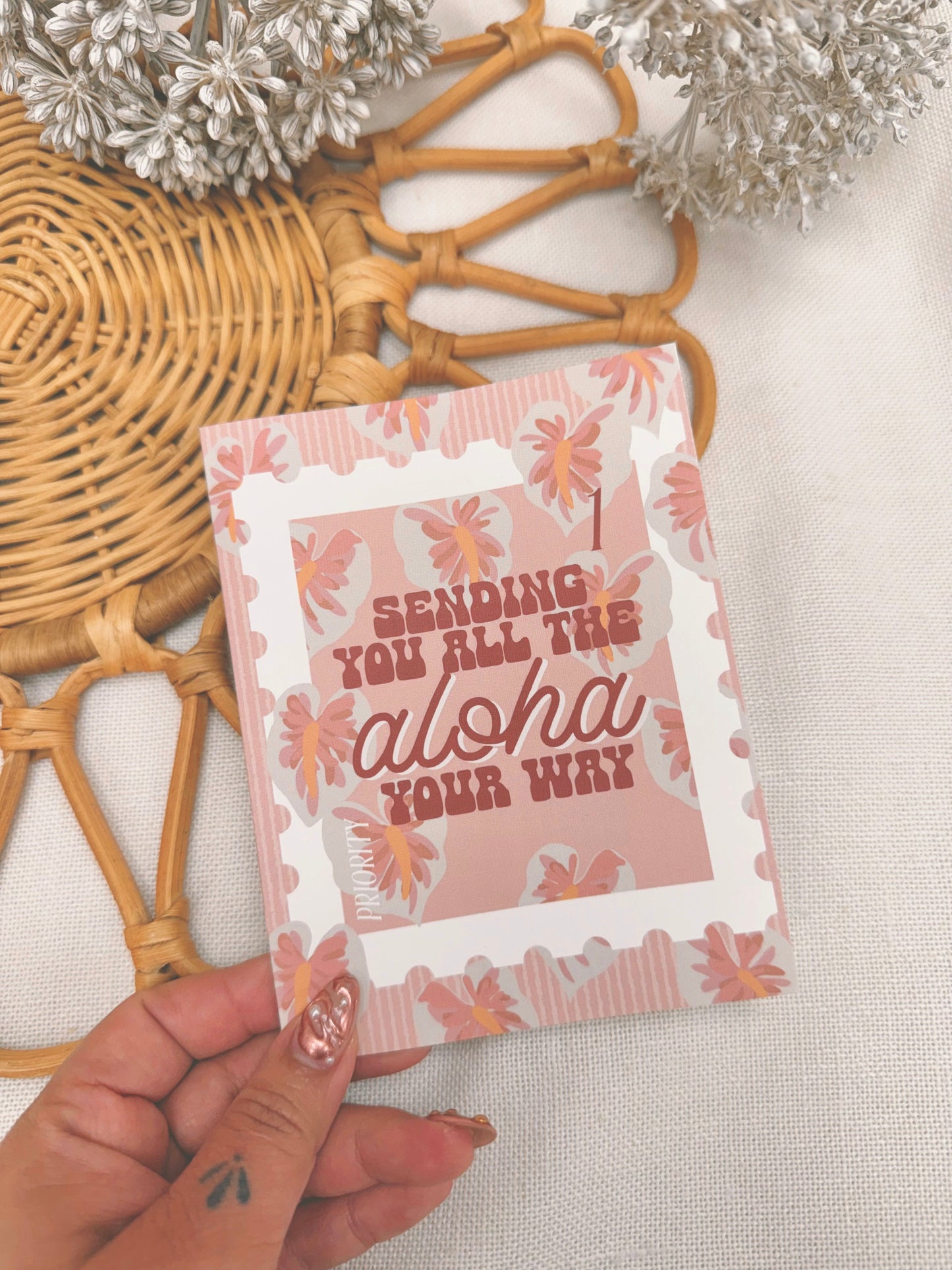 Sending All the Aloha | Greeting Card