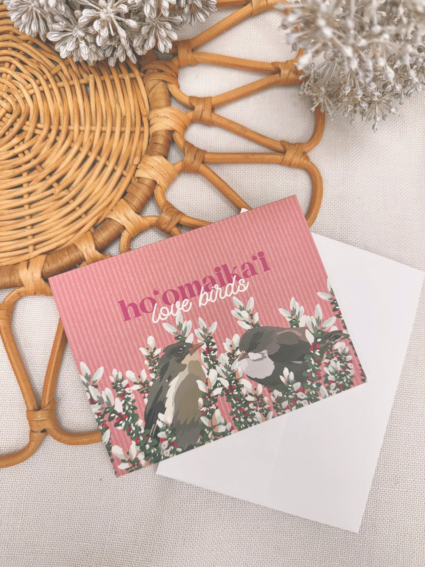 Ho'omaika'i Love Birds | Greeting Card