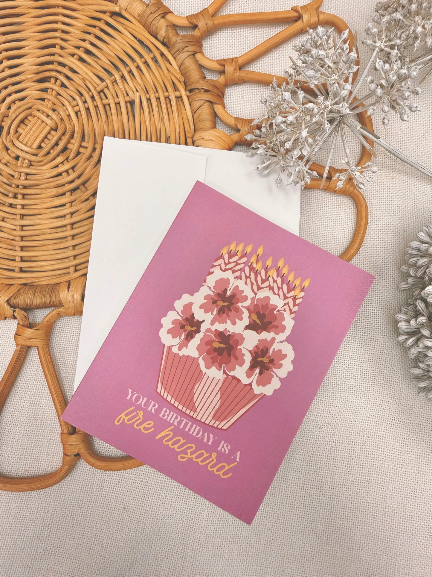 Your Birthday is a Fire Hazard | Greeting Card
