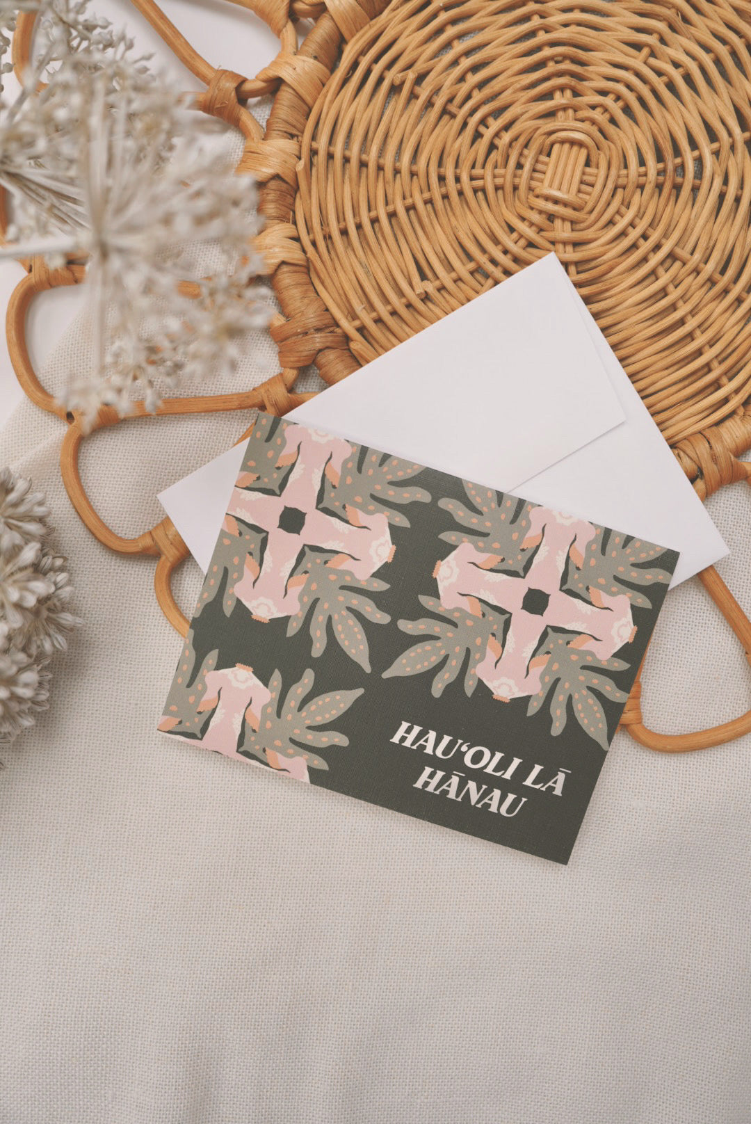Hau'oli Lā Hānau in Laua'e Kapa Kuiki | Greeting Card