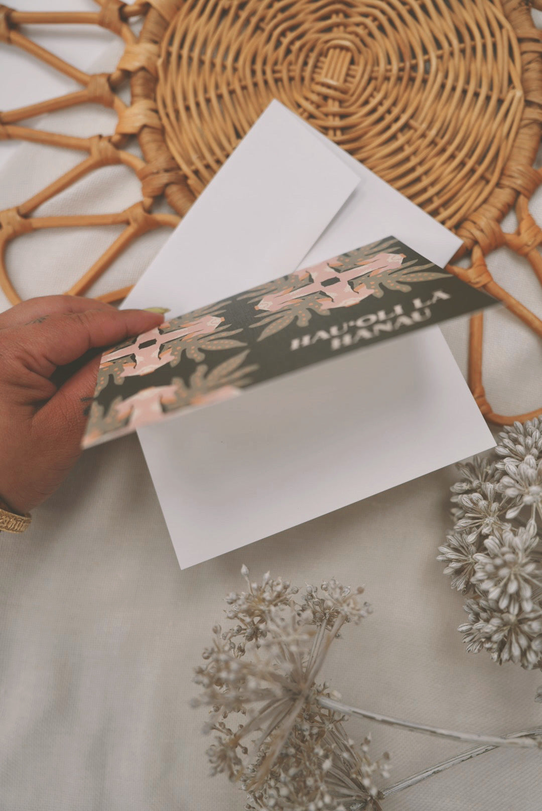 Hau'oli Lā Hānau in Laua'e Kapa Kuiki | Greeting Card