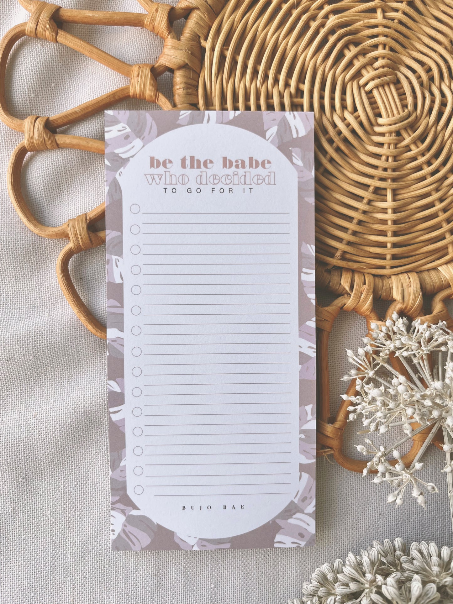 Be the Babe | To Do List Notepad