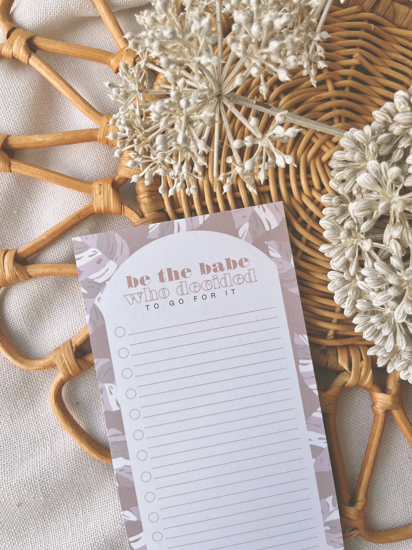 Be the Babe | To Do List Notepad