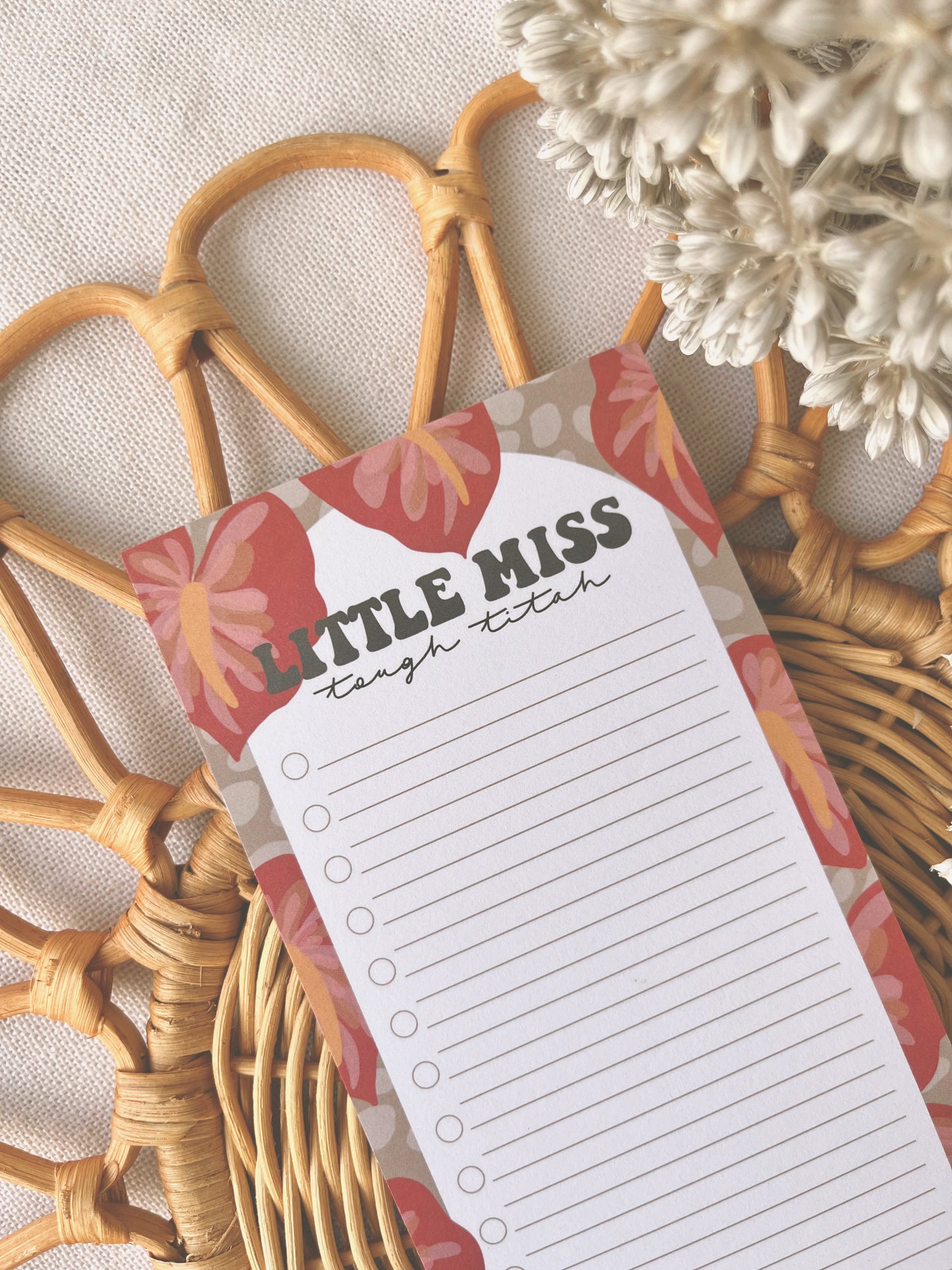 Little Miss Tough Titah | To Do List Notepad