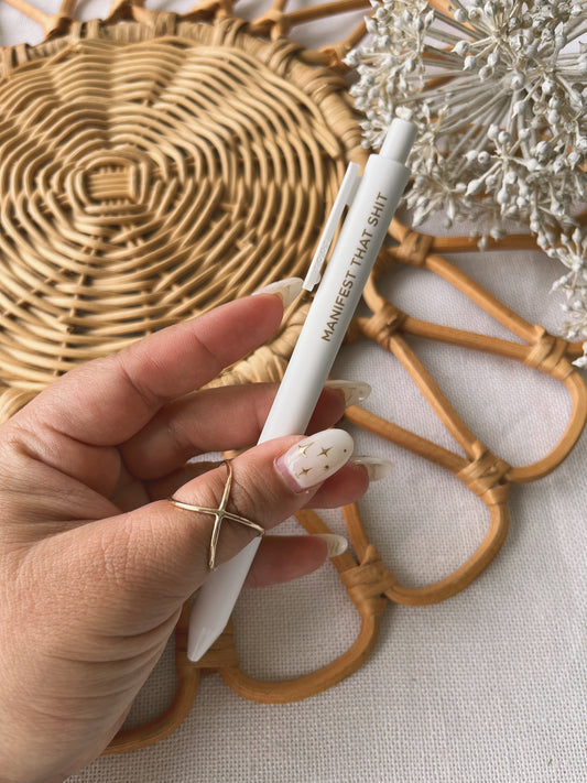 BAE in White | Gel Ballpoint Pen Single