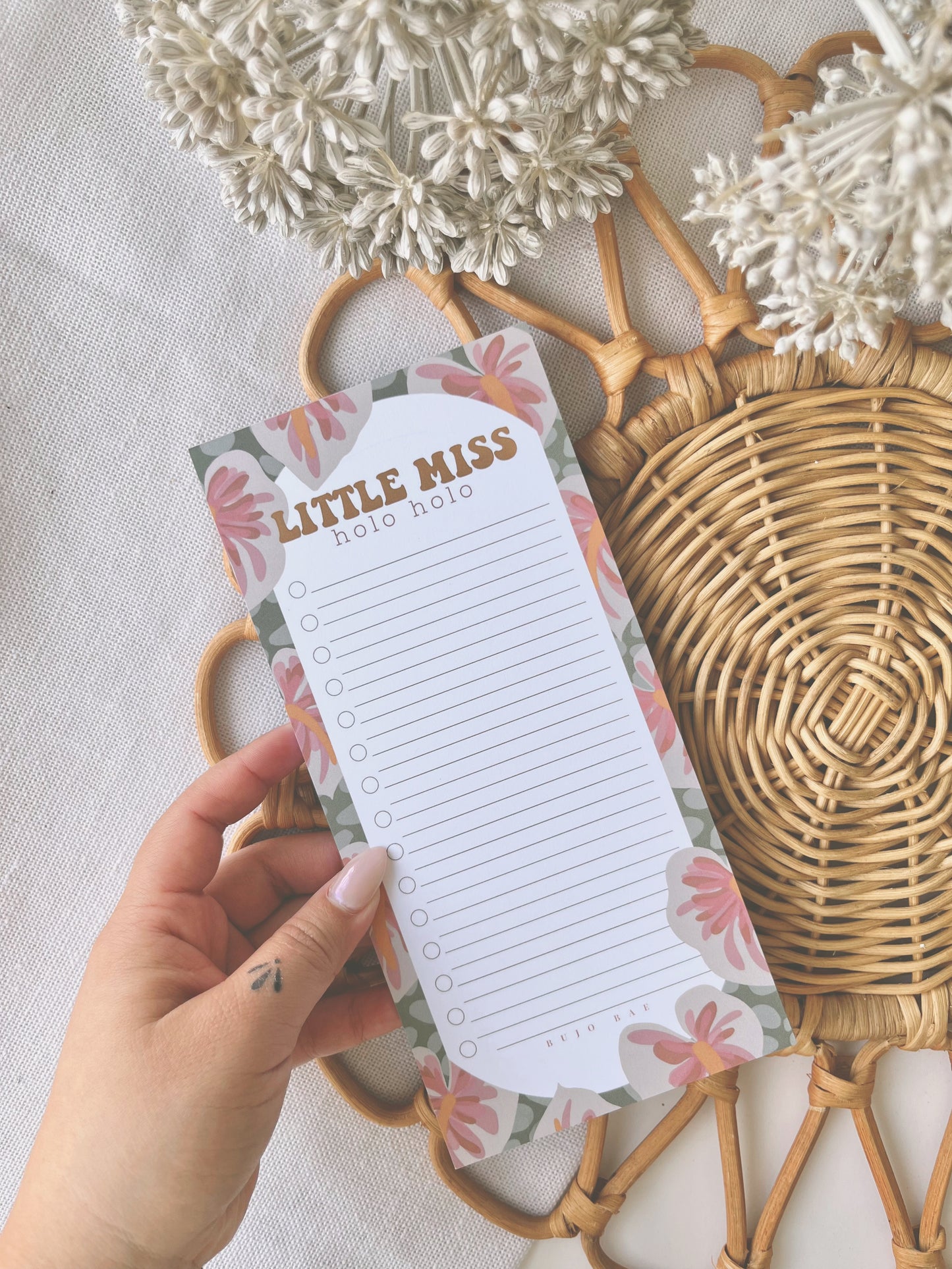 Little Miss Holo Holo | To Do List Notepad