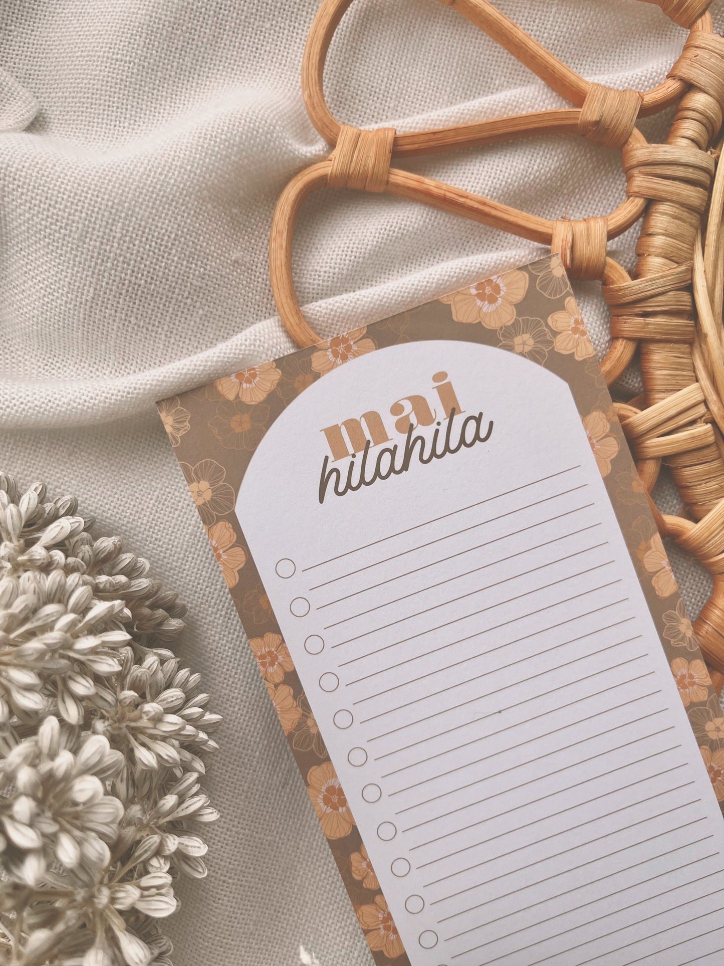 Mai Hilahila | To Do List Notepad