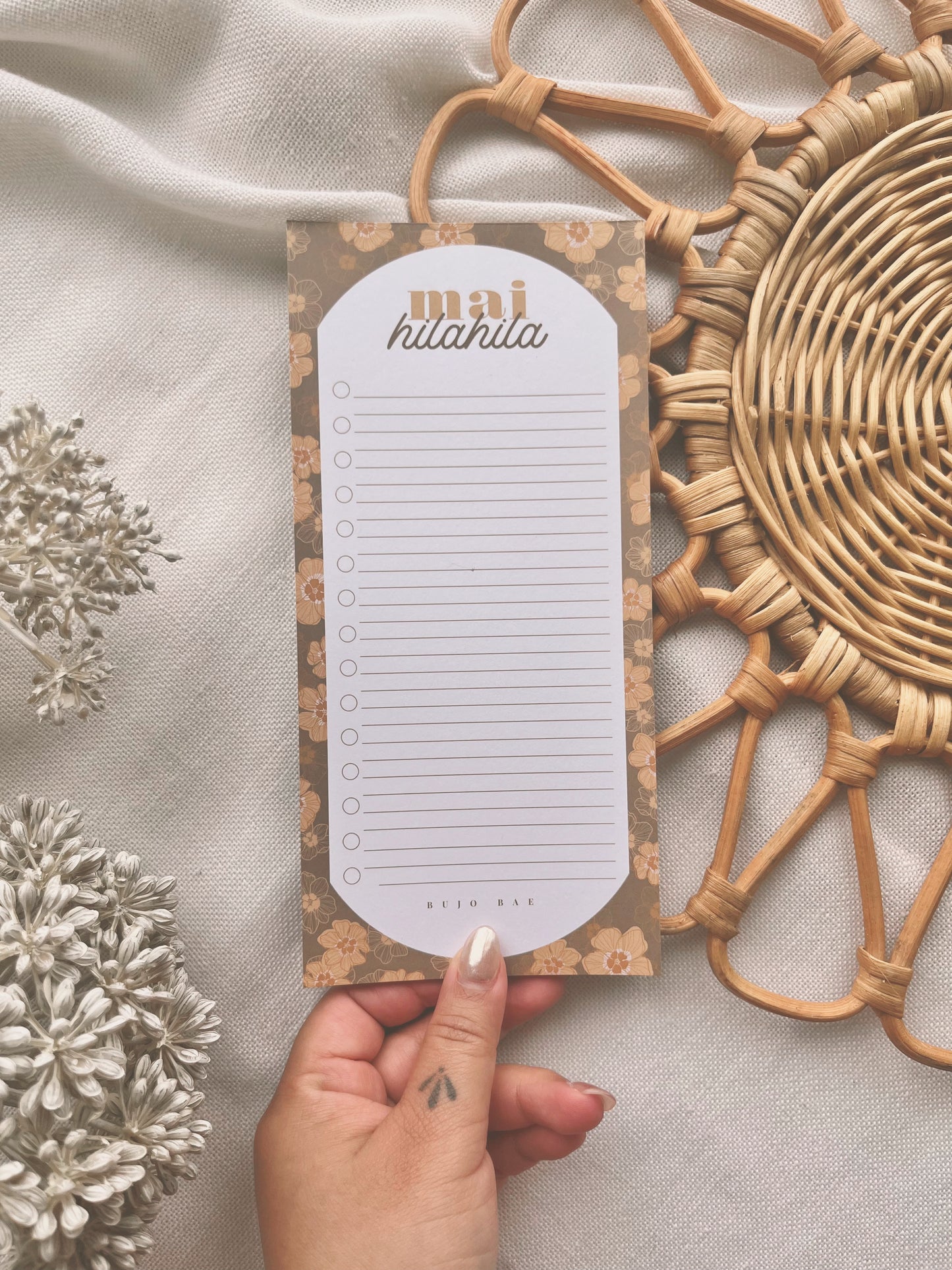 Mai Hilahila | To Do List Notepad