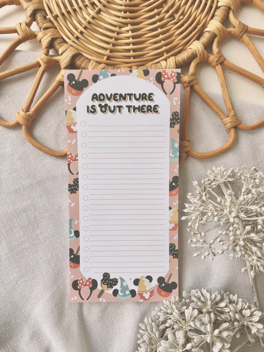 Adventure Is Out There! | To Do List Notepad (LIMITED EDITION)