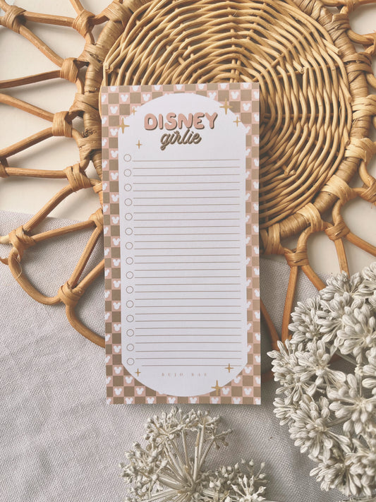 Main street Girlie | To Do List Notepad (LIMITED EDITION)