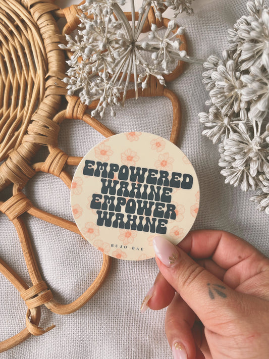 Empowered Wahine in 'Ilima | Vinyl Sticker