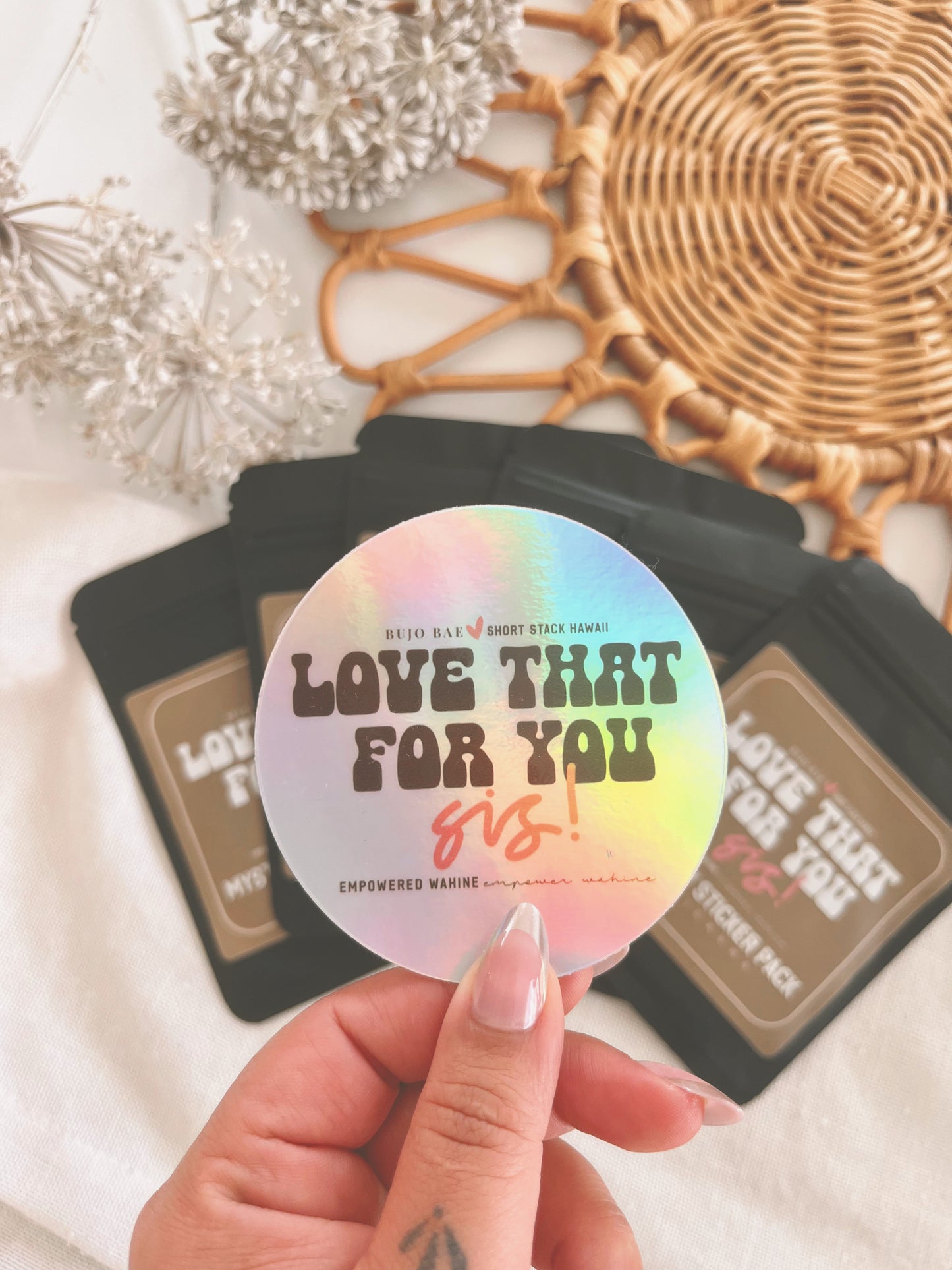 Love That for you SIS! | Vinyl Sticker Mystery Pack x SHORT STACK HAWAII