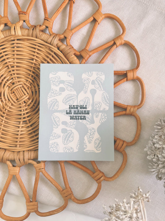 Hau'oli La Hanau Water Baby | Greeting Card