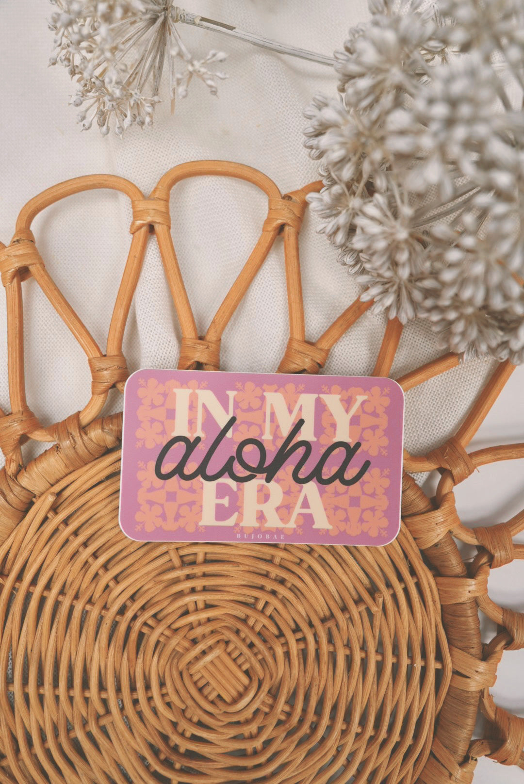 In My Aloha Era in Mu’umu’u x Koki’o Kapa Kuiki  | Vinyl Sticker