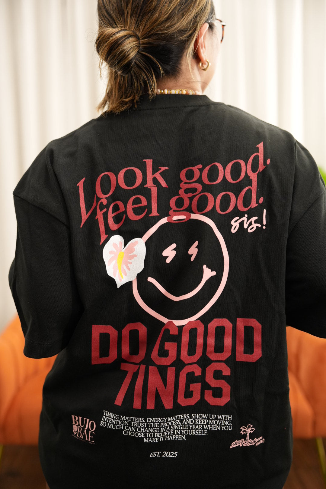 Look Good, Feel Good, Do Good Tee | Heavyweight Tee SHORT STACK HAWAII X BUJOBAE
