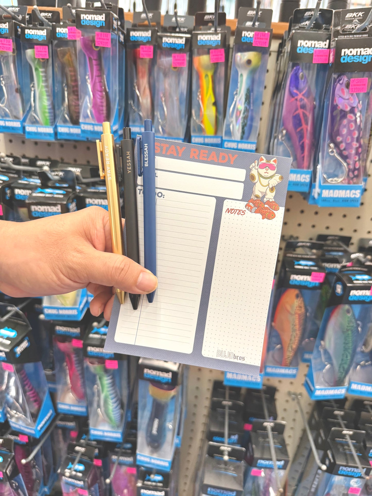 Stay Ready Bro in Fishah Man | To Do List Notepad