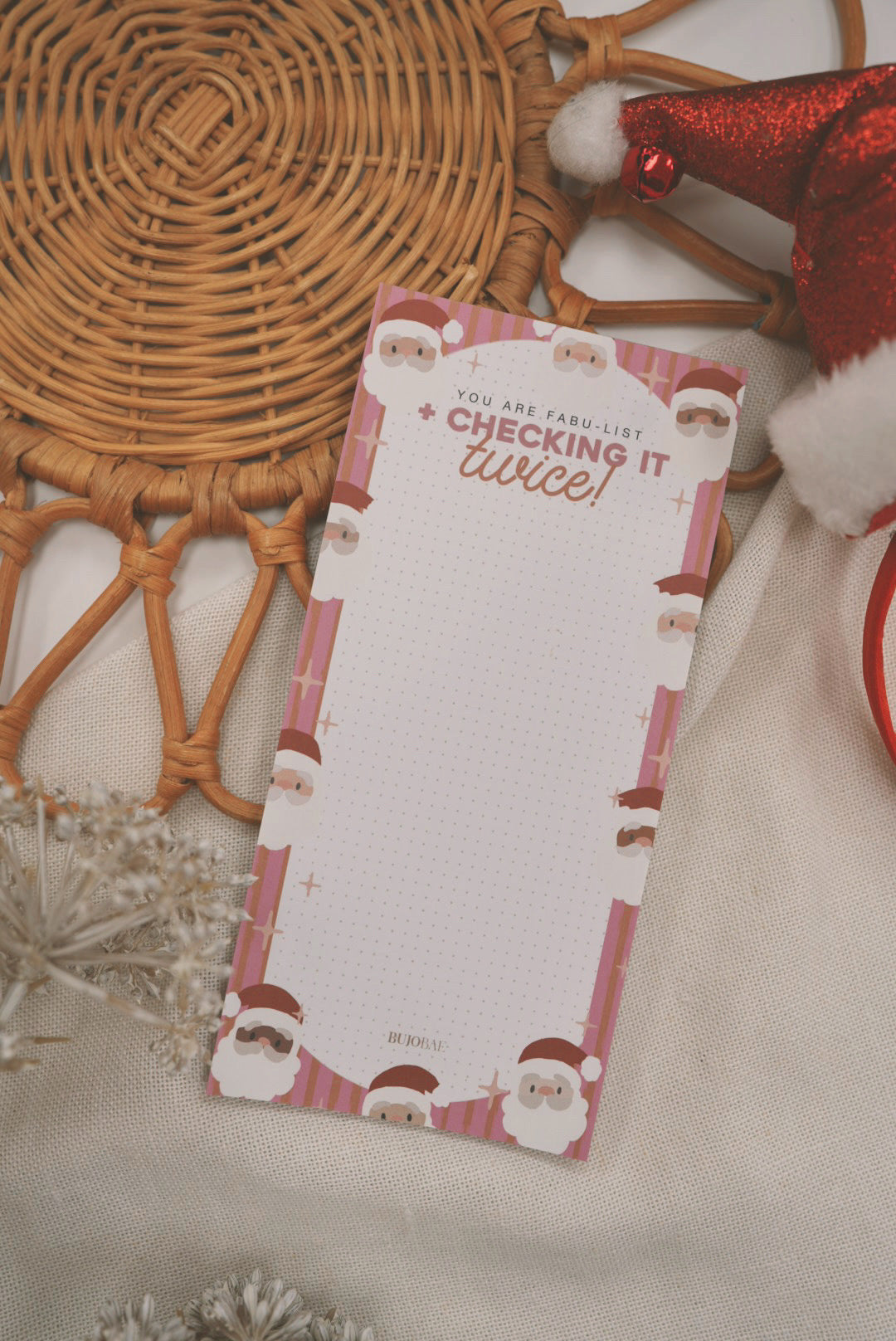 Fabu-LIST & Checking it Twice | HOLI-BAE Dot Grid Notepad