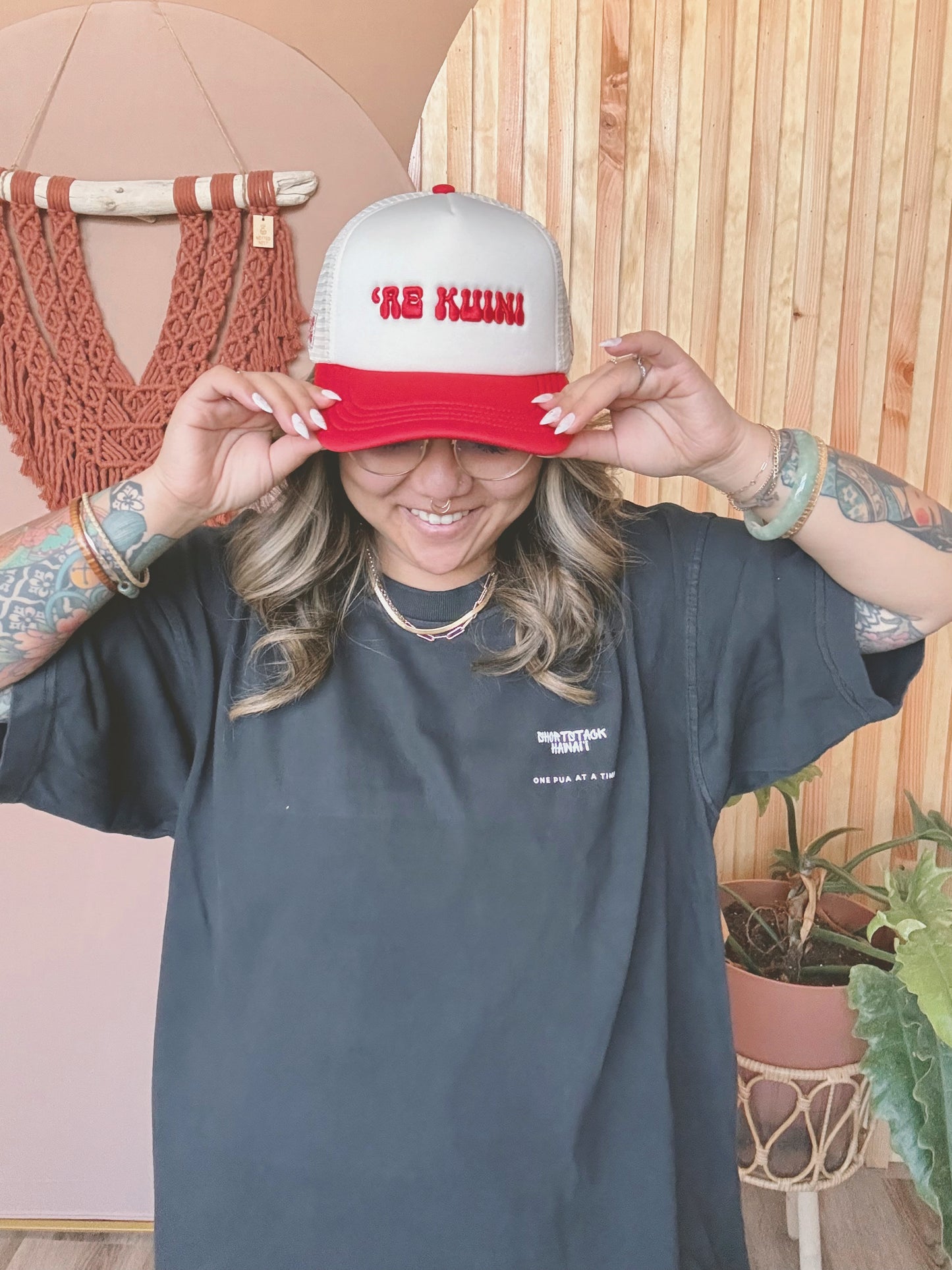 'AE KUINI | Trucker Hat KAKOU COLLECTIVE x Bujo Bae