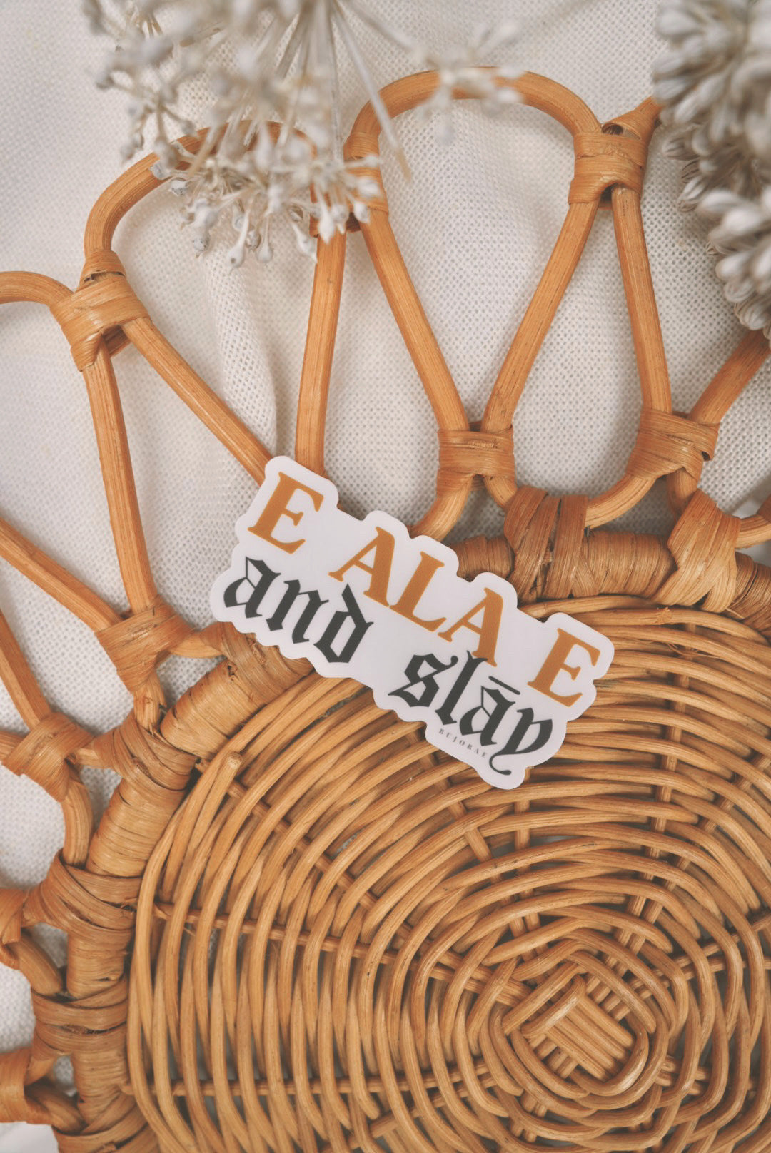 E Ala E and Slāy  | CLEAR Vinyl Sticker