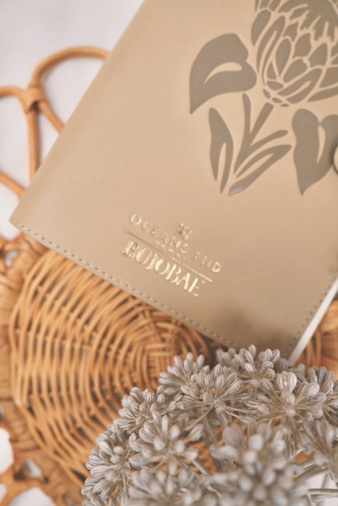 Notebook Cover in Latte | Notebook Cover by Ocean’s End x BUJOBAE