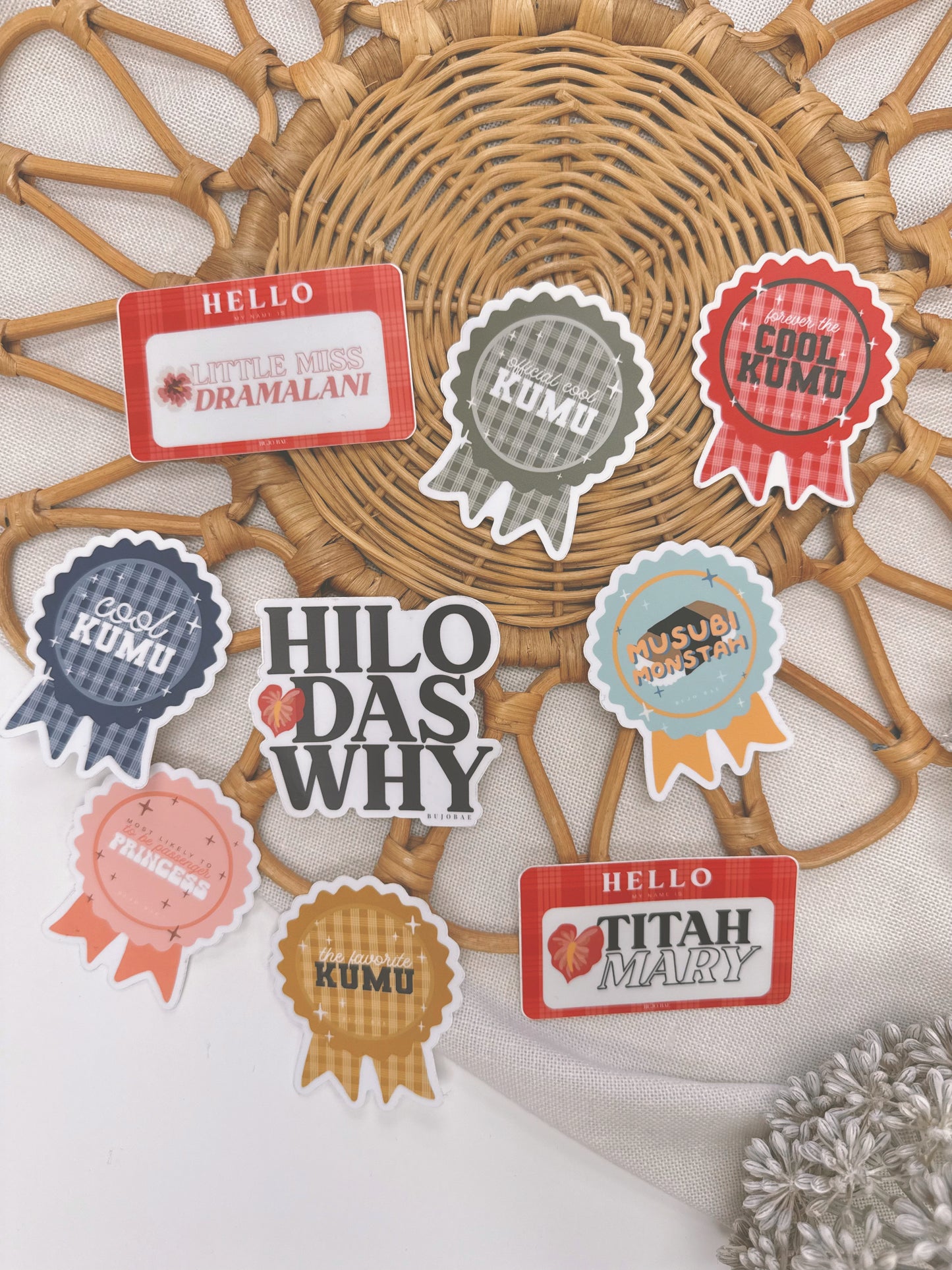 Hello My Name is Little Miss Dramalani | Vinyl Sticker