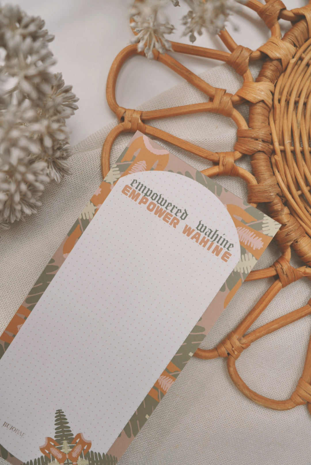 Empowered Wahine in Kupukupu Kapa Kuiki | Dot Grid Notepad