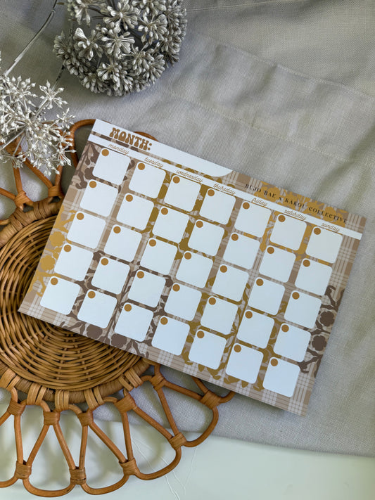 Puakenikeni Kapa Kuiki x Palaka | Monthly Notepad x KAKOU COLLECTIVE