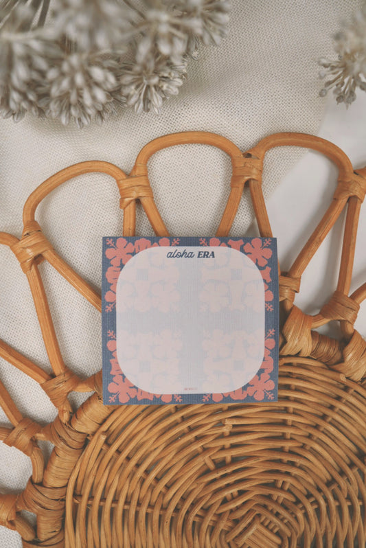 Aloha Era Koki'o x Mu'umu'u Kapa Kuiki in Navy | Post It Note