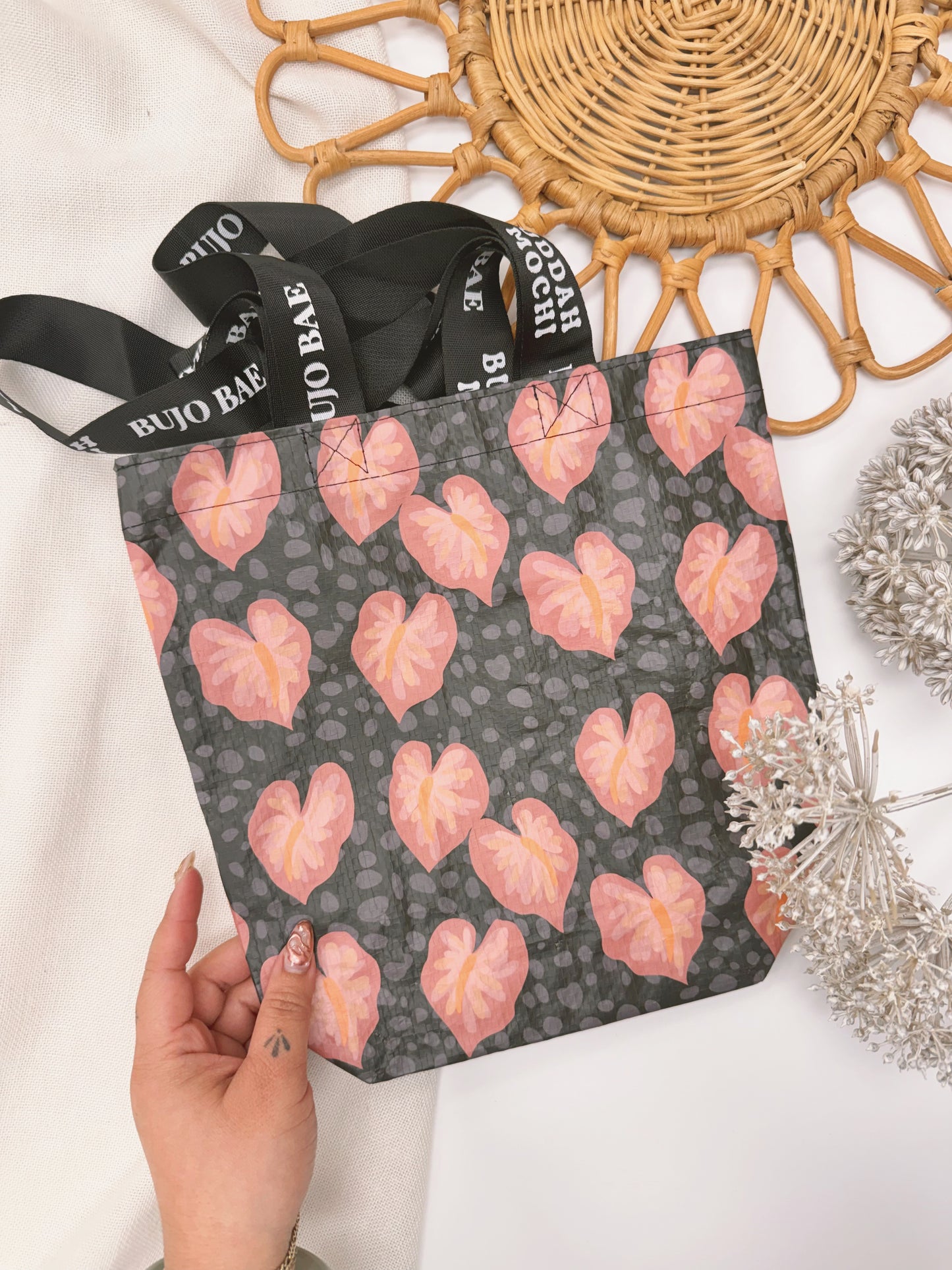 Hilo White Anthurium x Cinder | MANINI Bombucha Bag by BUDDAH MOCHI KIDS x Bujo Bae