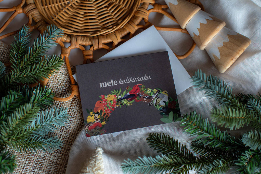 Mele Kalikimaka in Na Manu Hawai'i  | Holiday Card