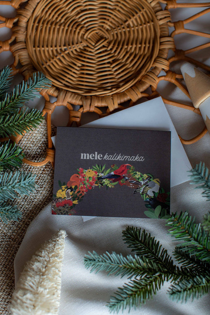 Mele Kalikimaka in Na Manu Hawai'i  | Holiday Card
